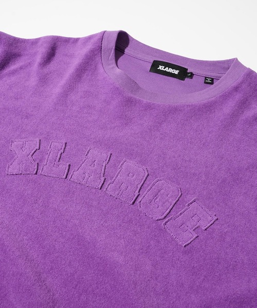 XLARGE（エクストララージ）の「S/S PILE TEE（Tシャツ/カットソー・メンズ・パープル/グレー/ネイビー/オレンジ・M/S/XL/L）」の11枚目の写真