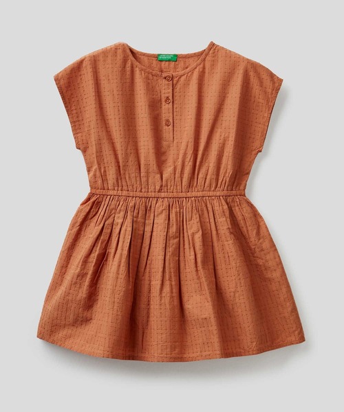 キッズモスリン刺繍ワンピース シャツワンピース Benetton United Colors Of Benetton ベネトン ユナイテッドカラーズオブベネトン のファッション通販 Zozotown
