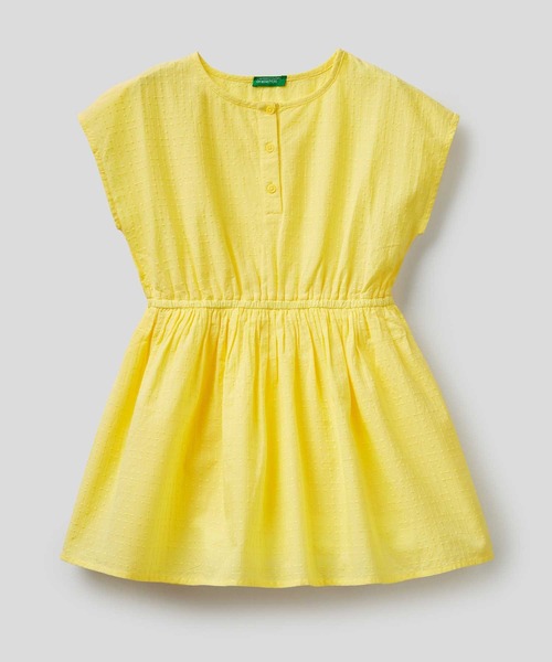 セール キッズモスリン刺繍ワンピース シャツワンピース Benetton United Colors Of Benetton ベネトン ユナイテッドカラーズオブベネトン のファッション通販 Zozotown