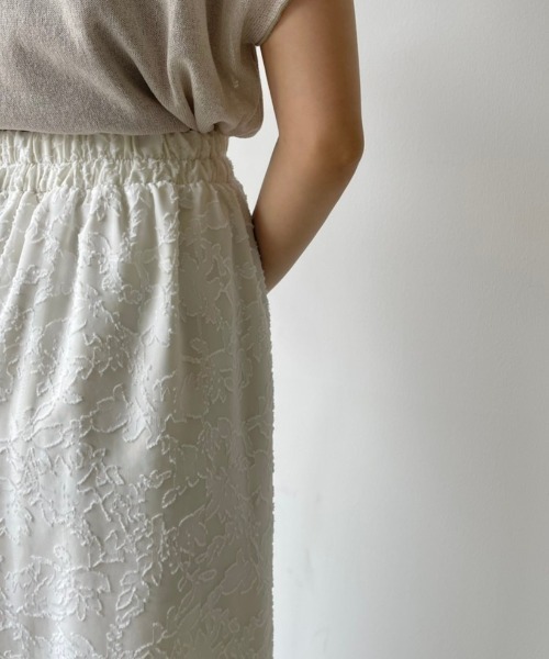 NEUNA（ヌナ）の「シアージャガードティアードスカート（スカート・レディース・ホワイト/ブラック・FREE）」の13枚目の写真