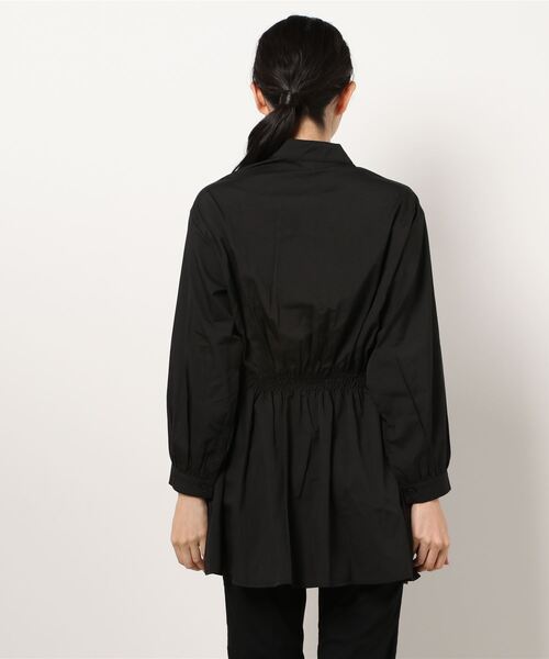 Passion（パッション）の「スリーブチュニックシャツワンピース（ワンピース・レディース・ホワイト/ブラック・L/M/XL/S）」の14枚目の写真