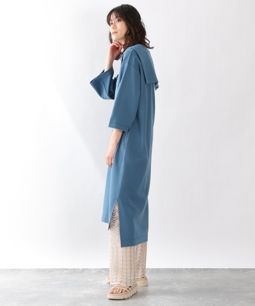 LOWRYS FARM（ローリーズファーム）の「セーラーエリワンピース　940428（ワンピース・レディース・ブルー/アイボリー/ブラック・FREE）」の3枚目の写真