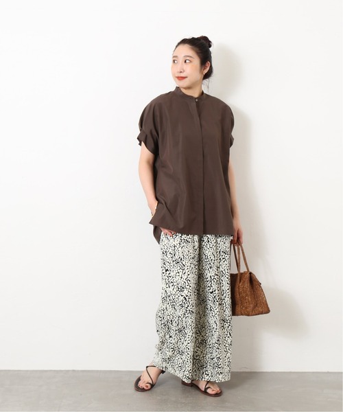 journal standard L'essage（ジャーナルスタンダードレサージュ）の「タックスリーブ シャツ◆（シャツ/ブラウス・レディース・ホワイト/ブラック/ブラウン/ブルー・FREE）」の16枚目の写真