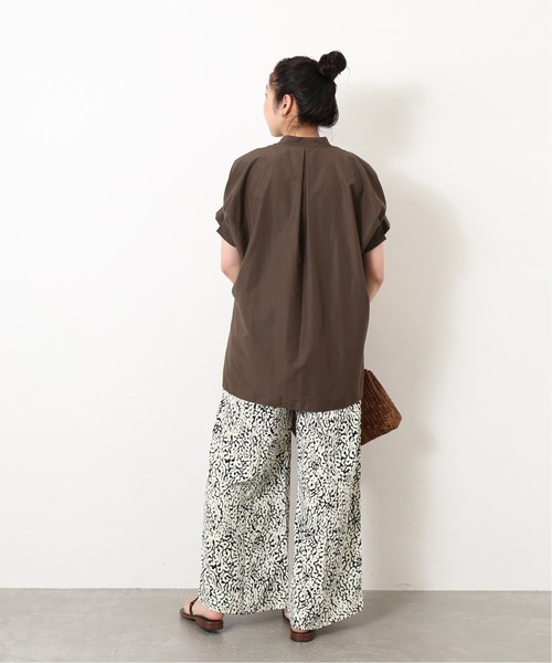 journal standard L'essage（ジャーナルスタンダードレサージュ）の「タックスリーブ シャツ◆（シャツ/ブラウス・レディース・ホワイト/ブラック/ブラウン/ブルー・FREE）」の11枚目の写真