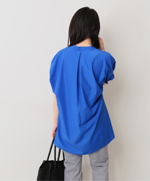 journal standard L'essage（ジャーナルスタンダードレサージュ）の「タックスリーブ シャツ◆（シャツ/ブラウス・レディース・ホワイト/ブラック/ブラウン/ブルー・FREE）」の12枚目の写真