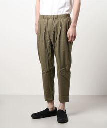 VIBGYOR Select/11/-綿麻ストレッチイージーアンクルテーパードパンツ