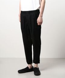 VIBGYOR Select/11/-綿麻ストレッチイージーアンクルテーパードパンツ