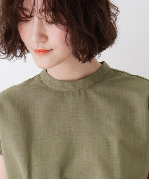 DRESKIP（ドレスキップ）の「◆リネンライクフロントリボンブラウス（シャツ/ブラウス・レディース・ネイビー/ナチュラル/レンガ/カーキ・03/02/04）」の19枚目の写真