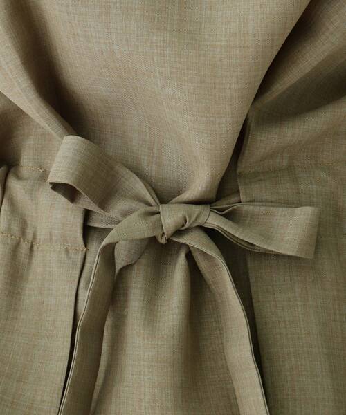 DRESKIP（ドレスキップ）の「◆リネンライクフロントリボンブラウス（シャツ/ブラウス・レディース・ネイビー/ナチュラル/レンガ/カーキ・03/02/04）」の15枚目の写真