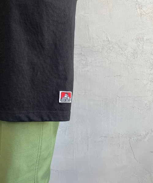 BEN DAVIS（ベンデイビス）の「[BEN DAVIS/ベンデイビス] カレッジロゴプリント ビッグシルエットTシャツ（Tシャツ/カットソー・レディース・ライトグレー/ネイビー/ブラック/ホワイト・M/L）」の7枚目の写真