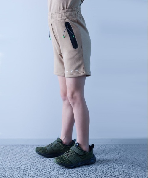 瞬足（シュンソク）の「瞬足/キッズ/スーパーライトショートパンツ/SSA4010（その他パンツ・キッズ・チャコール/ベージュ・L/M/S/XL）」の9枚目の写真