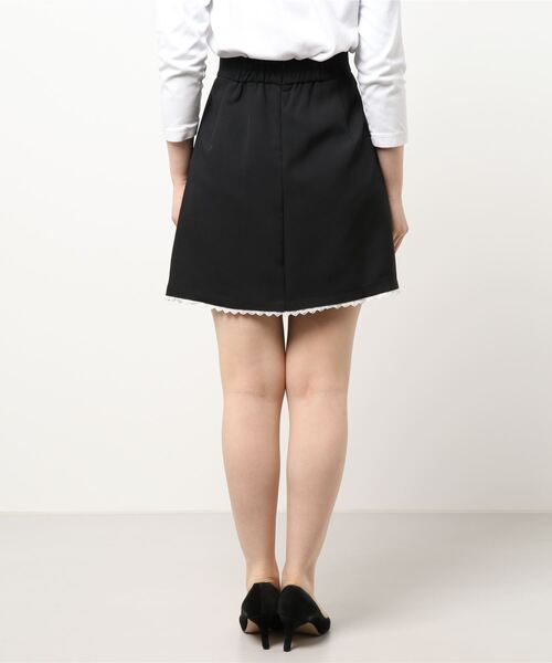 LODISPOTTO（ロディスポット）の「フルールビジュ－台形スカート（スカート・レディース・ベージュ/ブラック・MEDIUM）」の9枚目の写真