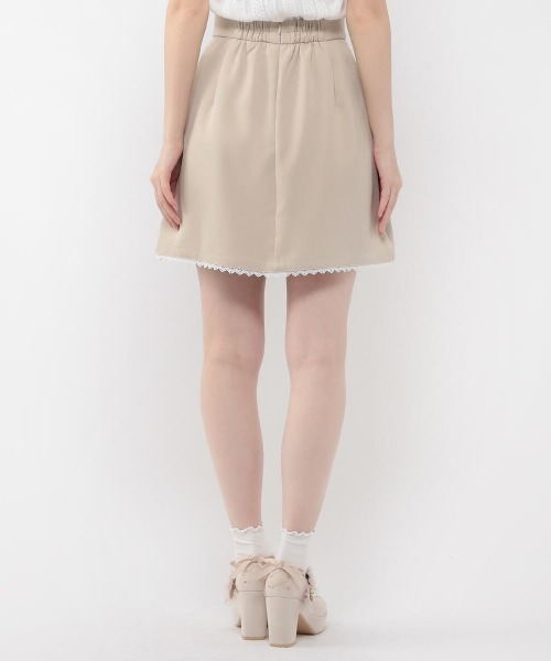 LODISPOTTO（ロディスポット）の「フルールビジュ－台形スカート（スカート・レディース・ベージュ/ブラック・MEDIUM）」の4枚目の写真