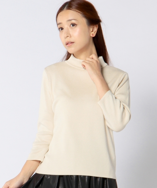 Another Edition（アナザーエディション）の「ハイゲージハイネックプルオーバー/ AE HGG HI/N PO◆（ニット/セーター・レディース・ブラック/ナチュラル/その他1・フリー）」の2枚目の写真