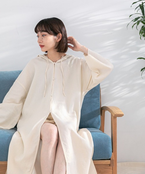 KBF(ケイビーエフ)の「illi ガウンワンピースセットアップ(ワンピース・レディース・ナチュラル/ピンク系その他・ONE)」の6枚目の写真