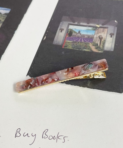 Ein（アイン）の「Ein/シェルパターンヘアピン ヘアクリップ（ヘアピン・レディース・ライトブルー/ベージュ/ブラウン/ブルー/ライトグリーン/グリーン/ゴールド/ピンク・FREE）」の8枚目の写真