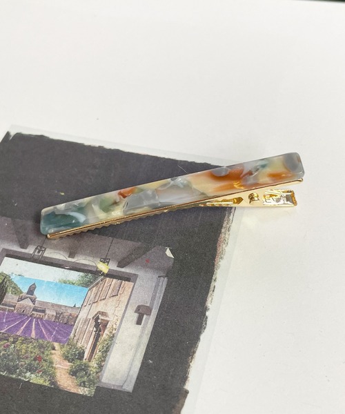 Ein（アイン）の「Ein/シェルパターンヘアピン ヘアクリップ（ヘアピン・レディース・ライトブルー/ベージュ/ブラウン/ブルー/ライトグリーン/グリーン/ゴールド/ピンク・FREE）」の10枚目の写真