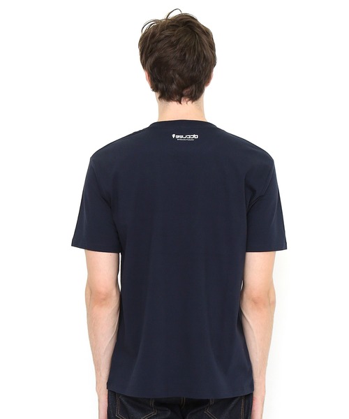 Design Tshirts Store graniph(デザイン ティーシャツ ストア グラニフ)の「ドクロ雲 コントロールベア(ヤッターマン)|コラボTシャツ(Tシャツ/カットソー・メンズ・ネイビー・SMALL/MEDIUM/LARGE/X-SMALL)」の4枚目の写真
