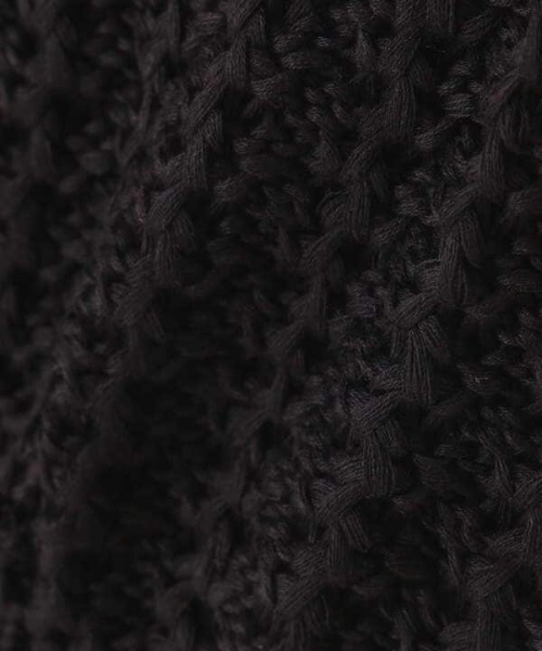 N.（N. Natural Beauty Basic）（エヌエヌナチュラルビューティーベーシック）の「◆柄編ニットタンク（タンクトップ・レディース・ブラック/ベージュ・MEDIUM）」の12枚目の写真