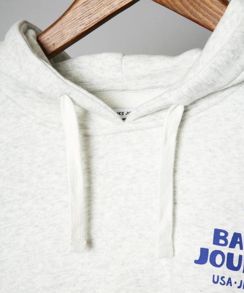 BANKS（バンクス）の「HOODIE/BANKS(バンクス)バックプリントプルオーバーパーカー（パーカー・メンズ・オフホワイト/サンドベージュ/ダークブラック・SMALL/MEDIUM/LARGE/X-LARGE）」の10枚目の写真