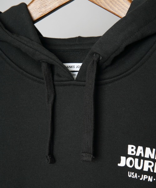 BANKS（バンクス）の「HOODIE/BANKS(バンクス)バックプリントプルオーバーパーカー（パーカー・メンズ・オフホワイト/サンドベージュ/ダークブラック・SMALL/MEDIUM/LARGE/X-LARGE）」の16枚目の写真