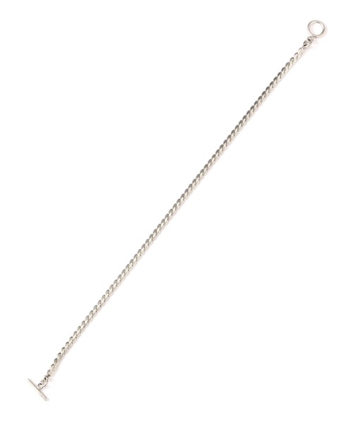 schott（ショット）の「【完全受注生産】△meian/メイアン/STERLING SILVER PYTHONTAIL CHAIN BRACELET/パイソンテール ブレスレット mab018（ブレスレット・メンズ・シルバー・FREE）」の5枚目の写真