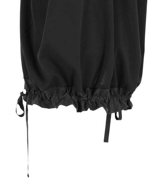 Figments（フィグメンツ）の「ドロストＴシャツ（Tシャツ/カットソー・レディース・ブラック/ホワイト・FREE）」の7枚目の写真