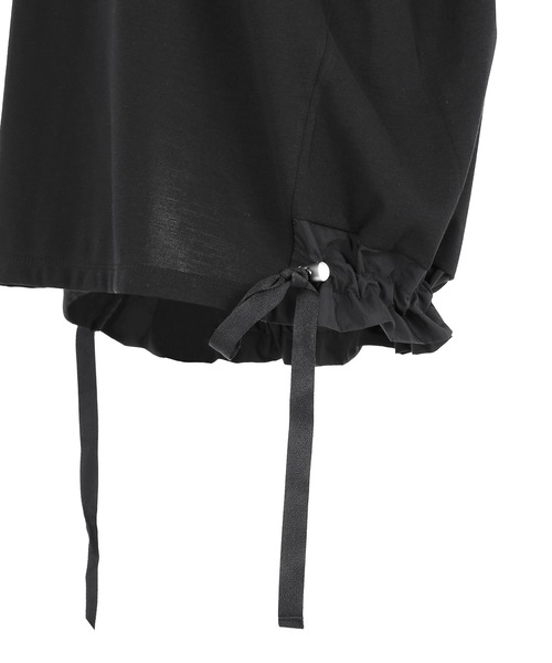 Figments（フィグメンツ）の「ドロストＴシャツ（Tシャツ/カットソー・レディース・ブラック/ホワイト・FREE）」の11枚目の写真