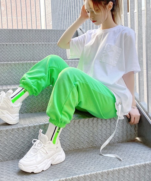 Figments（フィグメンツ）の「ドロストＴシャツ（Tシャツ/カットソー・レディース・ブラック/ホワイト・FREE）」の14枚目の写真