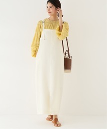 Simplicite | サイドボタン 2WAYジャンスカ(ジャンパースカート)