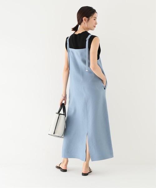 Simplicite(サンプリシテ)の「サイドボタン 2WAYジャンスカ(ジャンパースカート・レディース・ブルー系その他/ホワイト・FREE)」の19枚目の写真