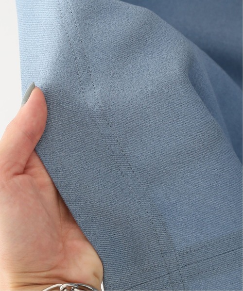 Simplicite(サンプリシテ)の「サイドボタン 2WAYジャンスカ(ジャンパースカート・レディース・ブルー系その他/ホワイト・FREE)」の9枚目の写真