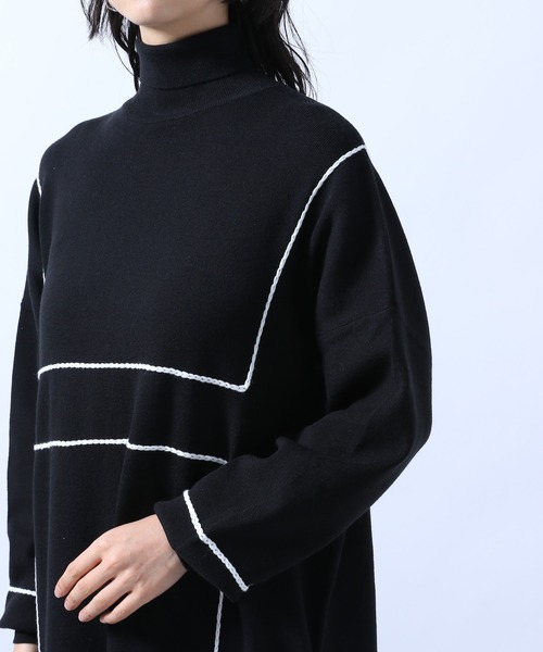 HARE(ハレ)の「ハイショクステッチニットワンピース(HARE HARE(ハレ)の「ハイショクステッチニットワンピース(HARE