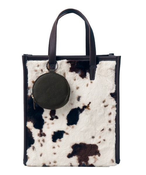 Via Demizon（ビアデミゾン）の「エコファー2WAYトートバッグ（トートバッグ・レディース・ブラック/ブラウン・フリー）」の15枚目の写真