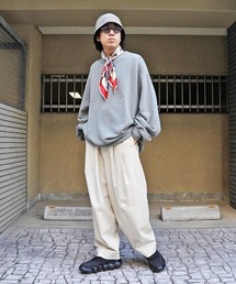 【SHINYA KOZUKA】スーパーワイドチノ WASHED Hi BAGGY（チノパンツ）｜SHINYAKOZUKA（シンヤコヅカ