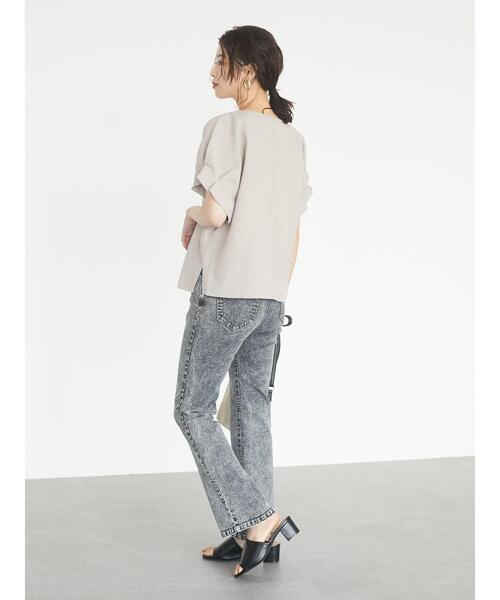 ELENCARE DUE(エレンカーレデュエ)の「・ELENCARE DUE フレアスキニーパンツ*(デニムパンツ・レディース・インディゴブルー/その他16/ブラック・L/M)」の12枚目の写真