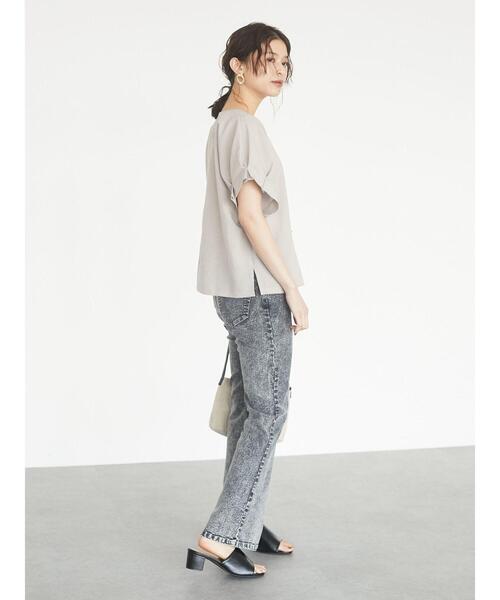 ELENCARE DUE(エレンカーレデュエ)の「・ELENCARE DUE フレアスキニーパンツ*(デニムパンツ・レディース・インディゴブルー/その他16/ブラック・L/M)」の20枚目の写真