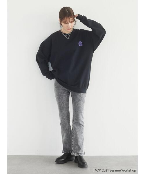 ELENCARE DUE(エレンカーレデュエ)の「・ELENCARE DUE フレアスキニーパンツ*(デニムパンツ・レディース・インディゴブルー/その他16/ブラック・L/M)」の11枚目の写真