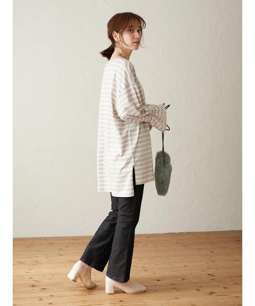 ELENCARE DUE(エレンカーレデュエ)の「・ELENCARE DUE フレアスキニーパンツ*(デニムパンツ・レディース・インディゴブルー/その他16/ブラック・L/M)」の6枚目の写真