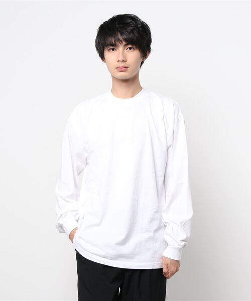LOS ANGELES APPAREL（ロサンゼルスアパレル）の「【LOS ANGELES APPAREL】LA APPAREL 6.5oz GARMENT DYED CREW L/S TEE（Tシャツ/カットソー・メンズ・ブラック/グレー/ゴールド/グリーン/ホワイト/ブルー/オレンジ・X-LARGE/LARGE/MEDIUM/SMALL）」の21枚目の写真