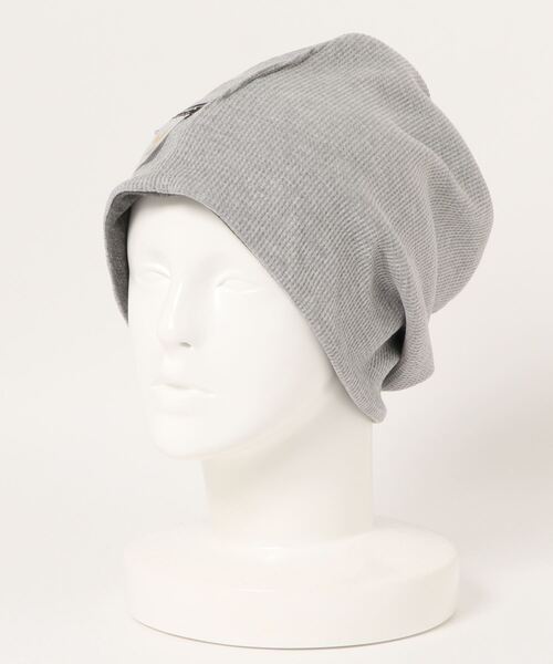 AVIREX（アヴィレックス）の「AVR リバーシブルスウェットキャップ（ニットキャップ/ビーニー・メンズ・ブラック/グレー/カーキ・FREE）」の7枚目の写真
