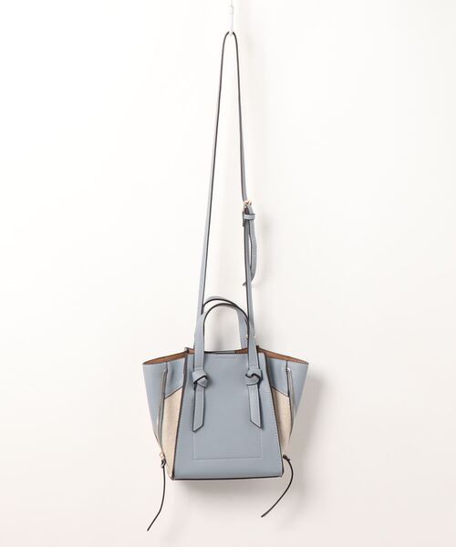 N.（N. Natural Beauty Basic）（エヌエヌナチュラルビューティーベーシック）の「サイドジップショルダーバッグ（トートバッグ・レディース・ブラウン/ブルー/ベージュ・ﾌﾘ-）」の4枚目の写真