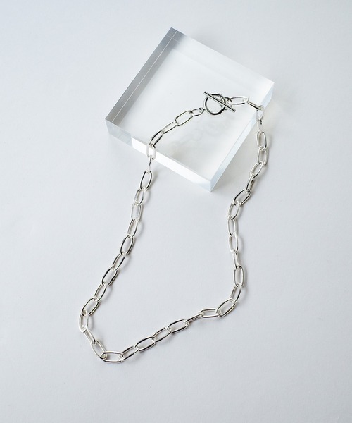 SIGNAL(シグナル)の「【SIGNAL /シグナル】 Oval Chain Necklace /オーバルチェーンネックレス(ネックレス・レディース・シルバー/ゴールド/シルバー×ゴールド・40cm)」の12枚目の写真