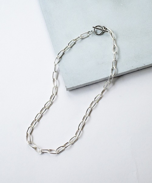 SIGNAL(シグナル)の「【SIGNAL /シグナル】 Oval Chain Necklace /オーバルチェーンネックレス(ネックレス・レディース・シルバー/ゴールド/シルバー×ゴールド・40cm)」の13枚目の写真