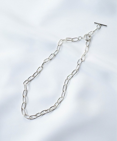 SIGNAL(シグナル)の「【SIGNAL /シグナル】 Oval Chain Necklace /オーバルチェーンネックレス(ネックレス・レディース・シルバー/ゴールド/シルバー×ゴールド・40cm)」の14枚目の写真