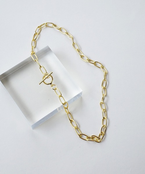 SIGNAL(シグナル)の「【SIGNAL /シグナル】 Oval Chain Necklace /オーバルチェーンネックレス(ネックレス・レディース・シルバー/ゴールド/シルバー×ゴールド・40cm)」の15枚目の写真