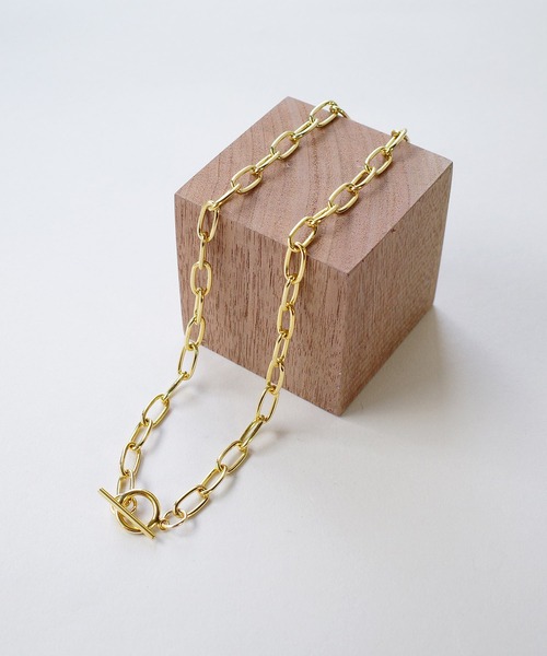 SIGNAL(シグナル)の「【SIGNAL /シグナル】 Oval Chain Necklace /オーバルチェーンネックレス(ネックレス・レディース・シルバー/ゴールド/シルバー×ゴールド・40cm)」の17枚目の写真