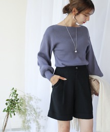 frames RAY CASSIN | 【WEB限定】ボリューム袖前後2WAYニットプルオーバー(ニット/セーター)