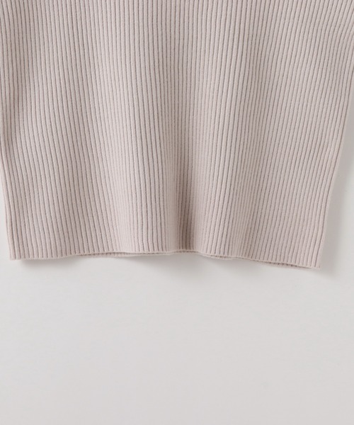 frames RAY CASSIN（フレームスレイカズン）の「【WEB限定】ボリューム袖前後2WAYニットプルオーバー（ニット/セーター・レディース・オレンジ/グレイッシュベージュ/グリーン/ブラック/ブルー・FREE）」の6枚目の写真