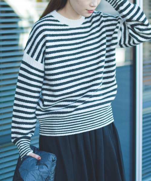 BEAMS BOY（ビームスボーイ）の「BEAMS BOY / 7ゲージ ボーダー クルー